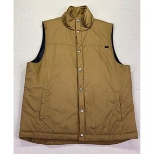 Duckworth Mens XL Wool Fill Vest Brown American Wool USA MADE Hunting Fishing